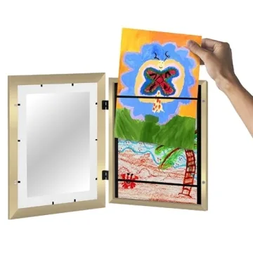 Americanflat Kids Art Frame - Front Loading Picture Frame