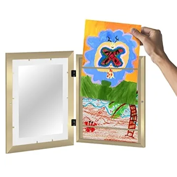 Americanflat Kids Art Frame - Front Loading Picture Frame