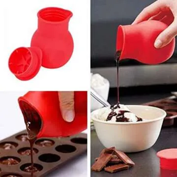 DD-life 3 Pcs Silicone Melting Pot Set for Easy Cooking