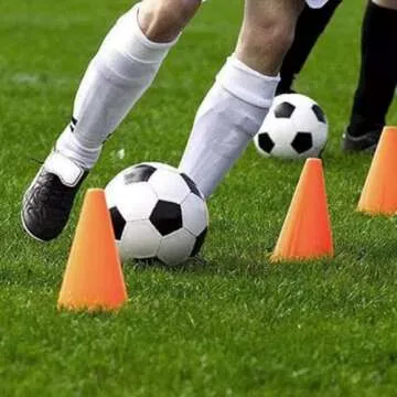 Faswin 40 Pack Bright 7 Inch Traffic Cones for Events