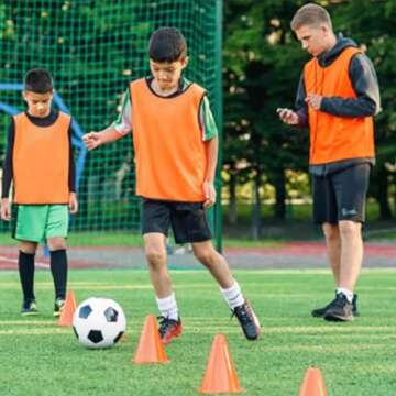 Faswin 40 Pack Bright 7 Inch Traffic Cones for Events