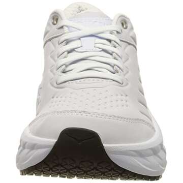 Hoka Women's Bondi Slip Resistant Sneaker, White, 9.5