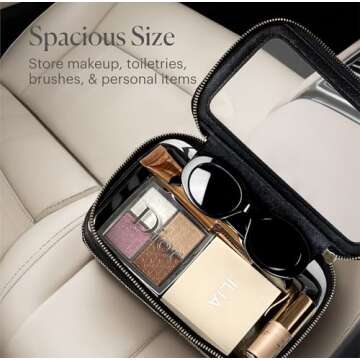 Beauty Goodies Clear Makeup Bag for Women - Stylish Organizer