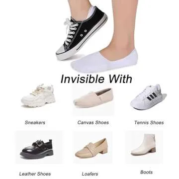 Pareberry No Slip Low Cut Cotton Socks - 5/10 Pack