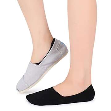 Pareberry No Slip Low Cut Cotton Socks - 5/10 Pack