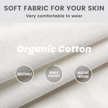 maamgic Men's Classic-fit 5.5" Cotton Casual Shorts Elastic Waistband with Multi-Pocket Daily Wear Walking Summer Outfit White 32