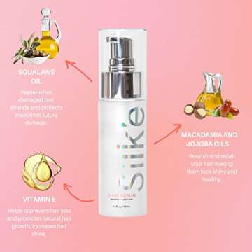 Sleek'e Silk'e Hair Repair Therapy Serum - Controls Frizz for Silky, Shiny, and Smooth finish (50ML/1.7oz)