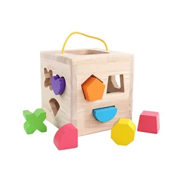 GEMEM Shape Sorter Toy for Toddlers 18 Months to 3 Years