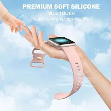 Maledan Compatible with Apple Watch Bands Women Men 40mm 38mm 41mm 42mm 44mm 45mm 46mm 49mm, 6 Pack Silicone Sport Strap Band Replacement for Apple Watch iWatch Bands Series 10 9 8 7 6 5 4 3 SE Ultra