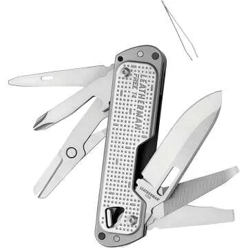LEATHERMAN FREE T4 Multitool & Knife, Made in USA