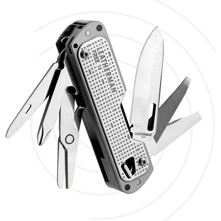 LEATHERMAN FREE T4 Multitool & Knife, Made in USA