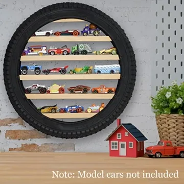 Tapeera Toy Car Display Shelf - Holds 18 Hot Wheels