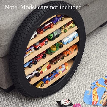 Tapeera Toy Car Display Shelf - Holds 18 Hot Wheels