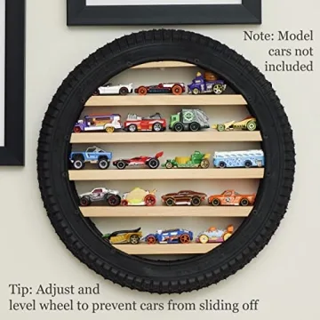 Tapeera Toy Car Display Shelf - Holds 18 Hot Wheels