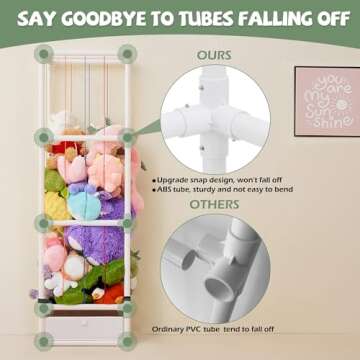 Stuffed Animal Storage Zoo – Durable & Space-Saving Solution