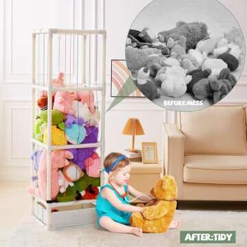 Stuffed Animal Storage Zoo – Durable & Space-Saving Solution
