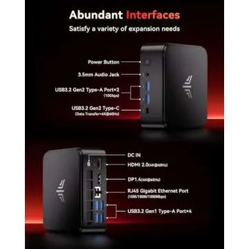 KAMRUI Mini PC: Ryzen 5, 32GB RAM, Perfect for Gaming