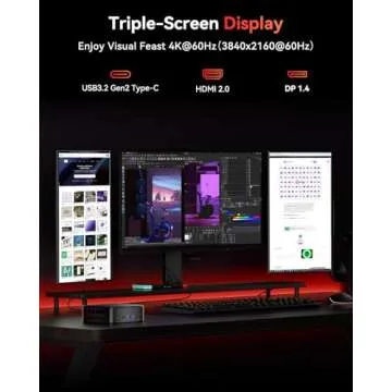 KAMRUI Mini PC: Ryzen 5, 32GB RAM, Perfect for Gaming