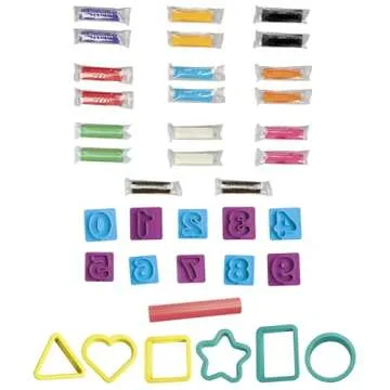Play-Doh Numbers and Shapes Playset with 17 Tools & 20 Compound Sticks, Kids Arts & Crafts, Preschoo...