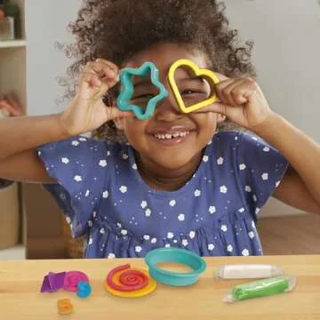 Play-Doh Numbers and Shapes Playset with 17 Tools & 20 Compound Sticks, Kids Arts & Crafts, Preschool Toys, Easter Gifts for Girls & Boys, Ages 3+