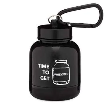 OnMyWhey Portable Protein Powder Funnel Keychain - TSA Approved