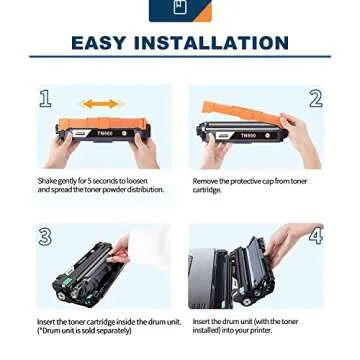 Ankink Compatible Toner Cartridge Replacement for Brother TN660 TN630 (Black,2 Pack) TN-660 630 to Use with MFC-L2700DW L2720DW L2740DW HL-L2300D L2320D L2360DW L2380DW DCP-L2540DW Printer