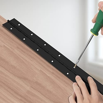 Heavy Duty 2Pack Piano Hinges for Custom Woodworking Projects