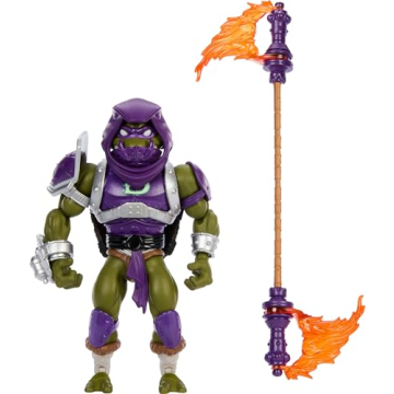 Masters of the Universe Origins Turtles of Grayskull Donatello Reptile Wars Posable Action Figure, T...