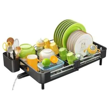 Dish Drying Rack: Expandable Kitchen Essential