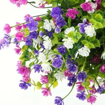 WILLBOND 36 Artificial Flowers for Home and Wedding Decor