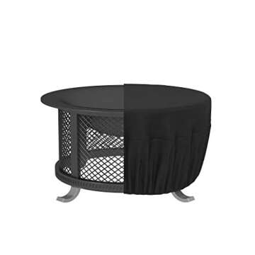 Amazon Basics 60 Inch Fire Pit Cover - Outdoor Protection