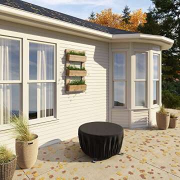 Amazon Basics 60 Inch Fire Pit Cover - Outdoor Protection