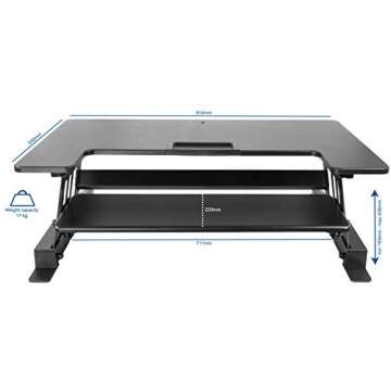 Height Adjustable Standing Desk Gas Spring Riser | VIVO