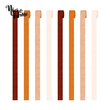 NICROHOME Rustic Fall Streamers for Party Decoration