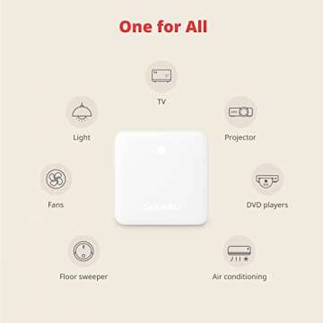 SwitchBot Hub Mini Smart Remote - IR Blaster, Link SwitchBot to Wi-Fi (Support 2.4GHz), Control TV, Air Conditioner, Compatible with Alexa, Google Home, IFTTT