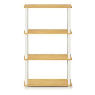 Furinno Turn-N-Tube 4-Tier Multipurpose Shelf Rack