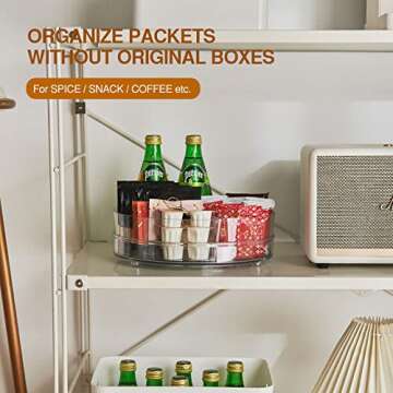 Effortlessly Organize with Boconia 10.6" Lazy Susan