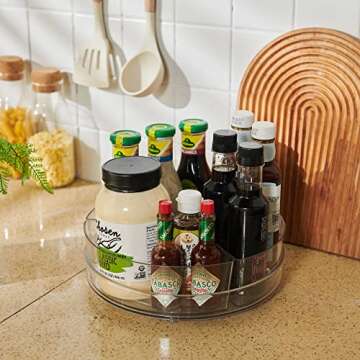 Effortlessly Organize with Boconia 10.6" Lazy Susan