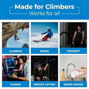 Rhino Skin Solutions Dry | Antiperspirant Spray Solution to Enhance Hand Grip for Climbing, Crossfit...