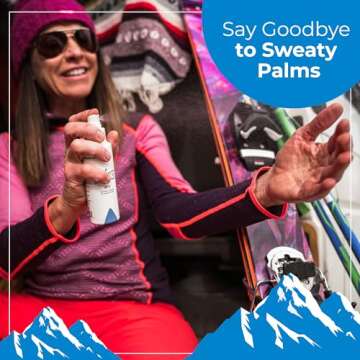 Rhino Skin Solutions Dry | Antiperspirant Spray Solution to Enhance Hand Grip for Climbing, Crossfit, Weightlifting, Gaming and More | Works on Hands and Feet