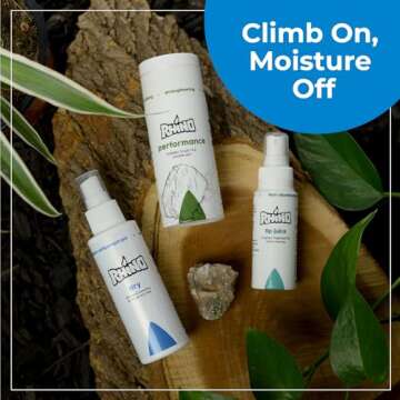 Rhino Skin Solutions Dry | Antiperspirant Spray Solution to Enhance Hand Grip for Climbing, Crossfit, Weightlifting, Gaming and More | Works on Hands and Feet