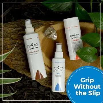 Rhino Skin Solutions Dry | Antiperspirant Spray Solution to Enhance Hand Grip for Climbing, Crossfit, Weightlifting, Gaming and More | Works on Hands and Feet