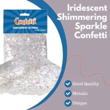Iridescent Shimmering Sparkle Confetti for Celebrations