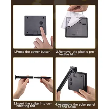 Brightown Solar String Lights, 2 Packs Total 66Ft 200 LED Solar Fairy Lights with 8 Modes, Waterproof Solar Lights for Outside Patio Yard Tree Wedding Christmas(Warm White)