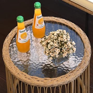 YITAHOME Outdoor Rope Woven Sectional Sofa Comfort