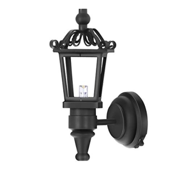 Leorx Vintage Miniature LED Wall Light Lamp for Dollhouses