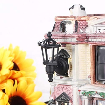 Leorx Vintage Miniature LED Wall Light Lamp for Dollhouses