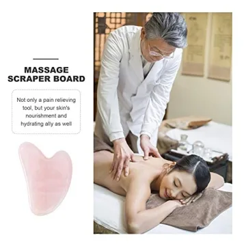 Luxury Gua Sha Jade Stone Tool for Skin Care and Wellness