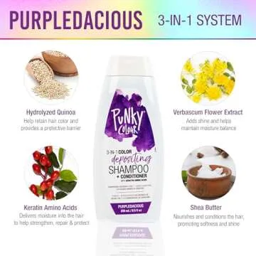 Punky Colour 3-in-1 Color Depositing Shampoo - Purple