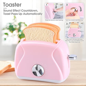 Kitchen Appliances Toys Set for Kids 3-8 - Realistic & Fun